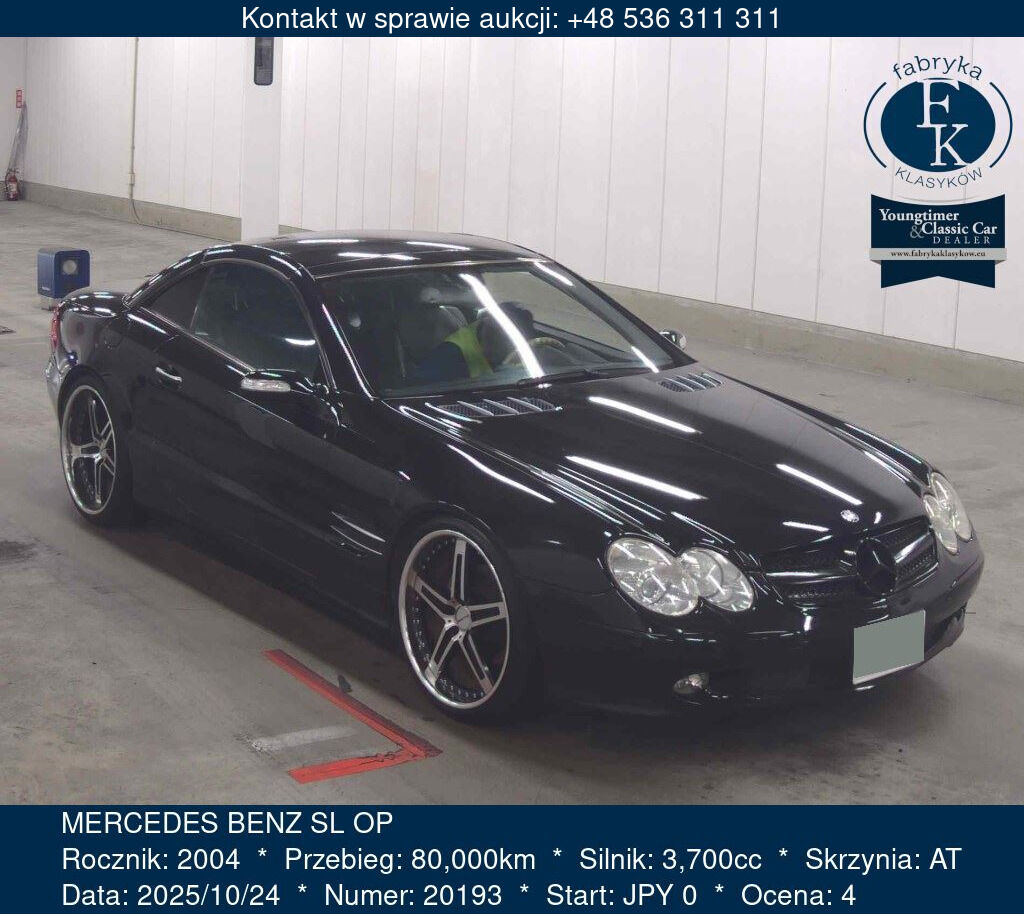 MERCEDES BENZ SL OP