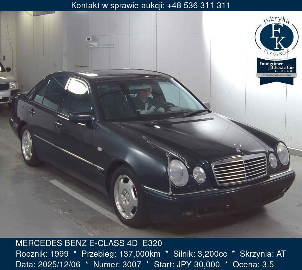 MERCEDES BENZ E-CLASS 4D  E320