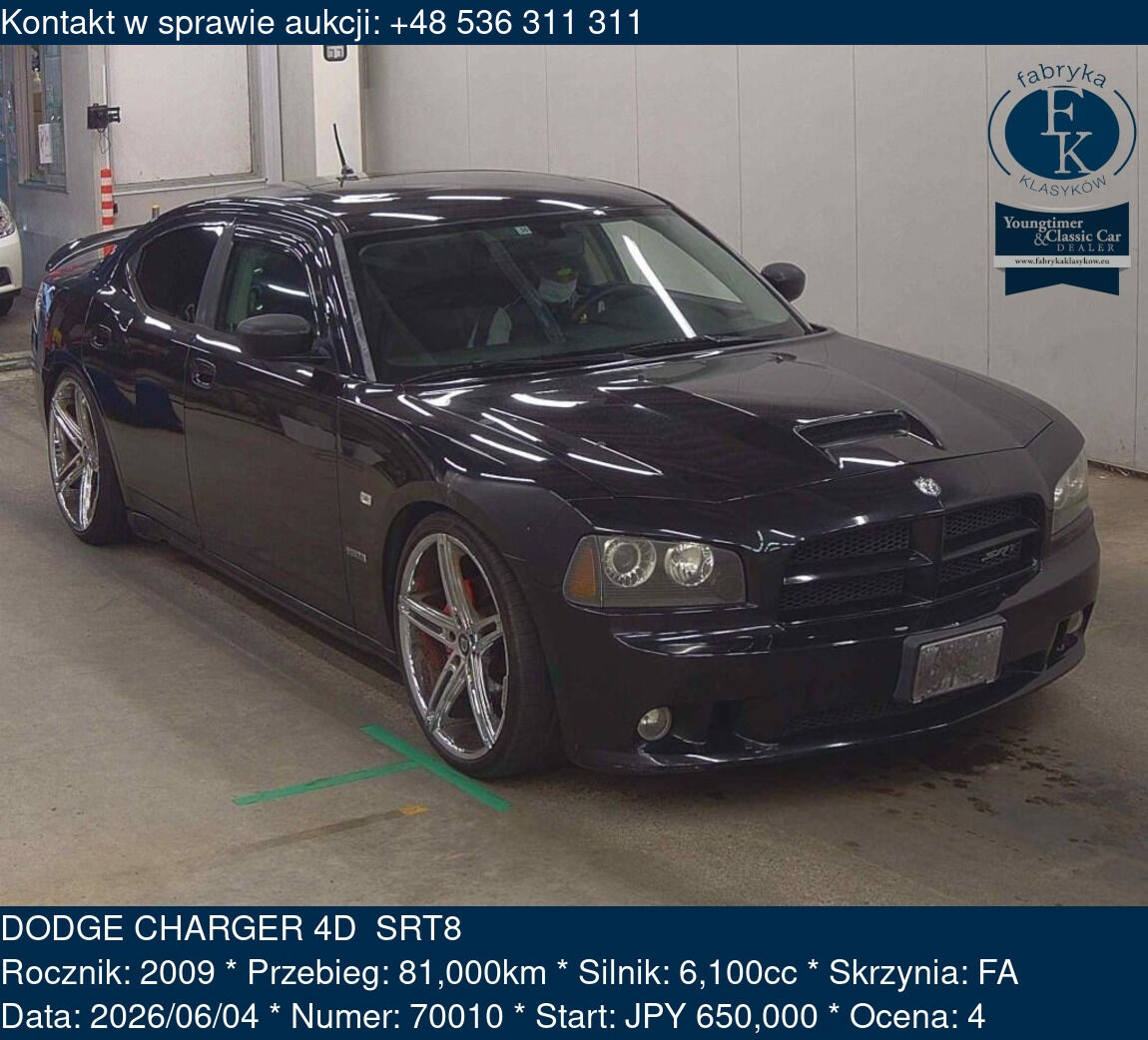 DODGE CHARGER 4D  SRT8