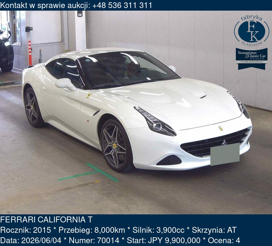 FERRARI CALIFORNIA T