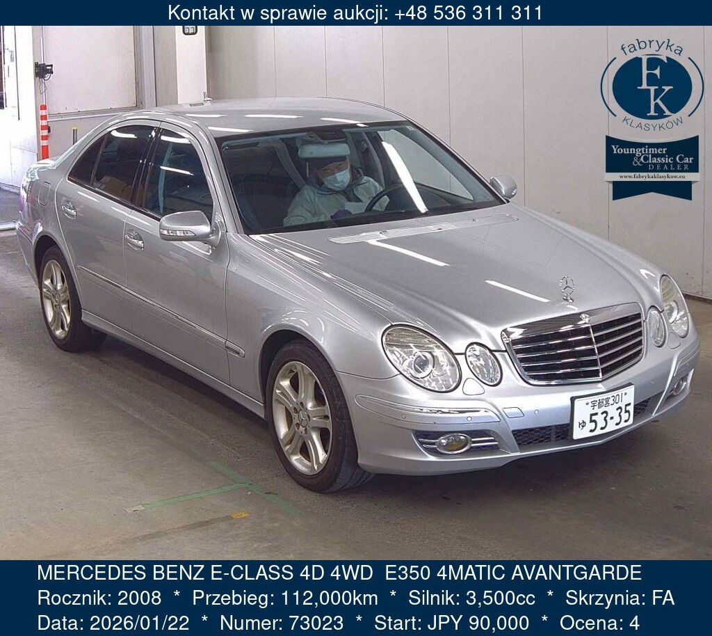 MERCEDES BENZ E-CLASS 4D 4WD  E350 4MATIC AVANTGARDE