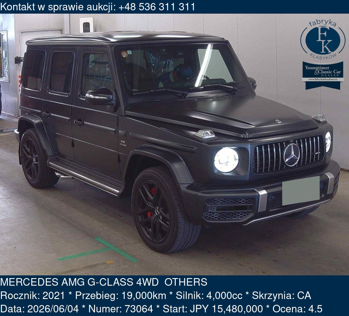 MERCEDES AMG G-CLASS 4WD  OTHERS
