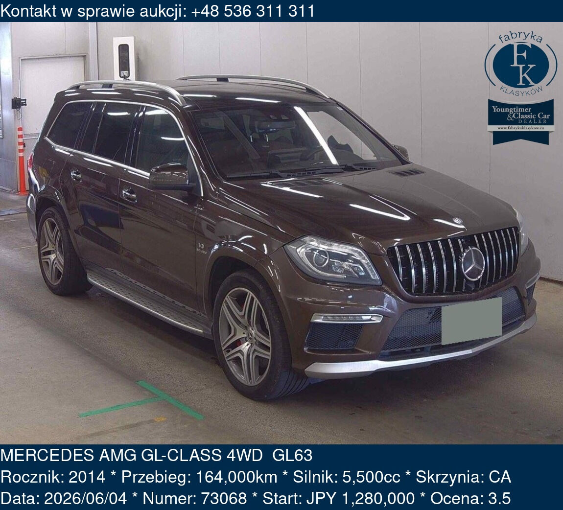 MERCEDES AMG GL-CLASS 4WD  GL63