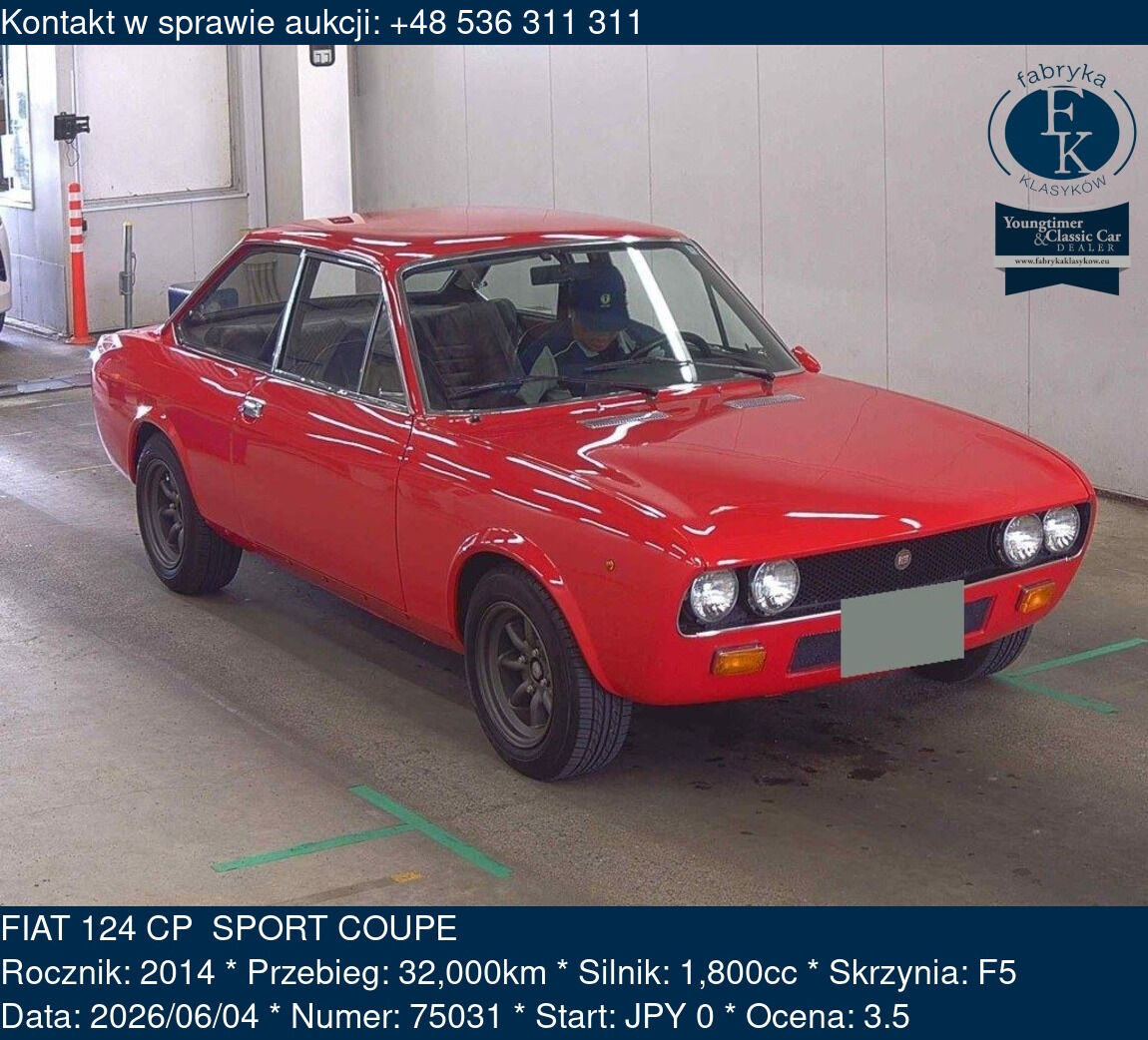 FIAT 124 CP  SPORT COUPE