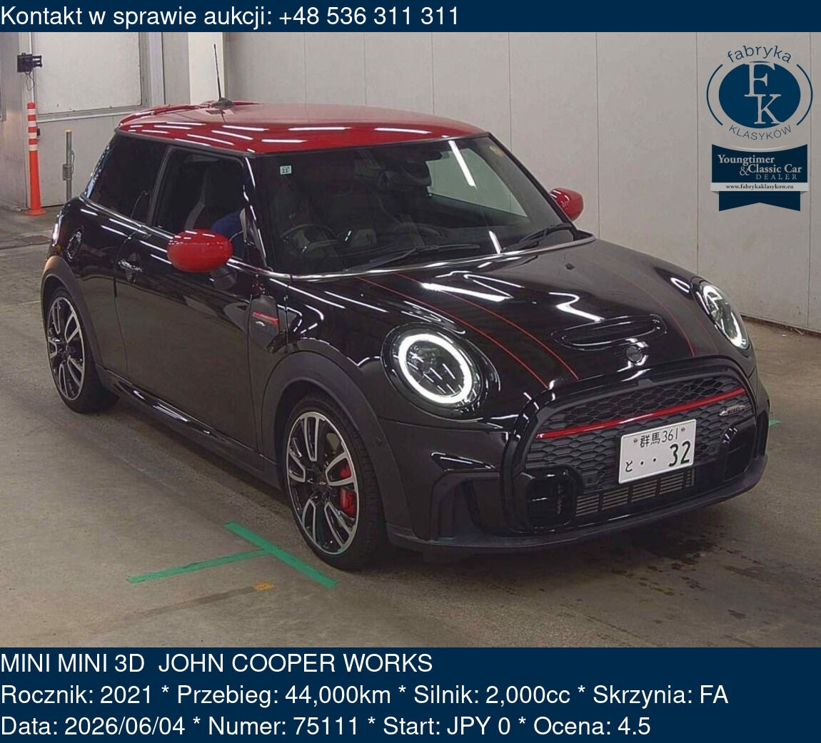 MINI MINI 3D  JOHN COOPER WORKS