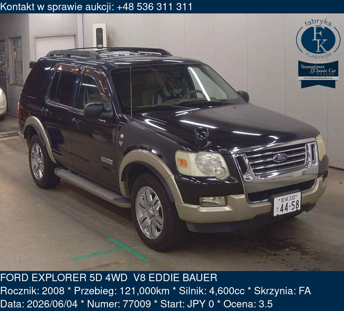 FORD EXPLORER 5D 4WD  V8 EDDIE BAUER
