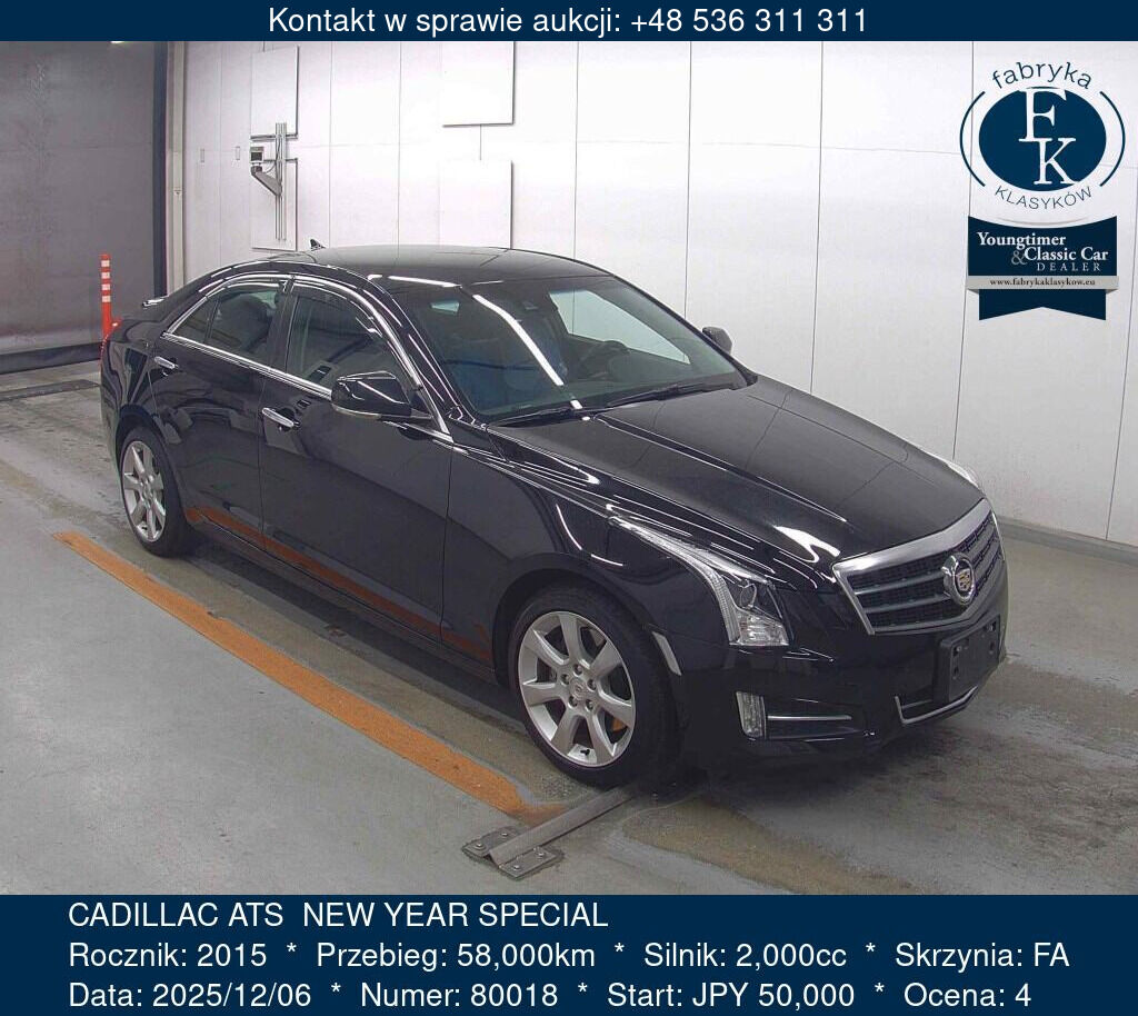 CADILLAC ATS  NEW YEAR SPECIAL