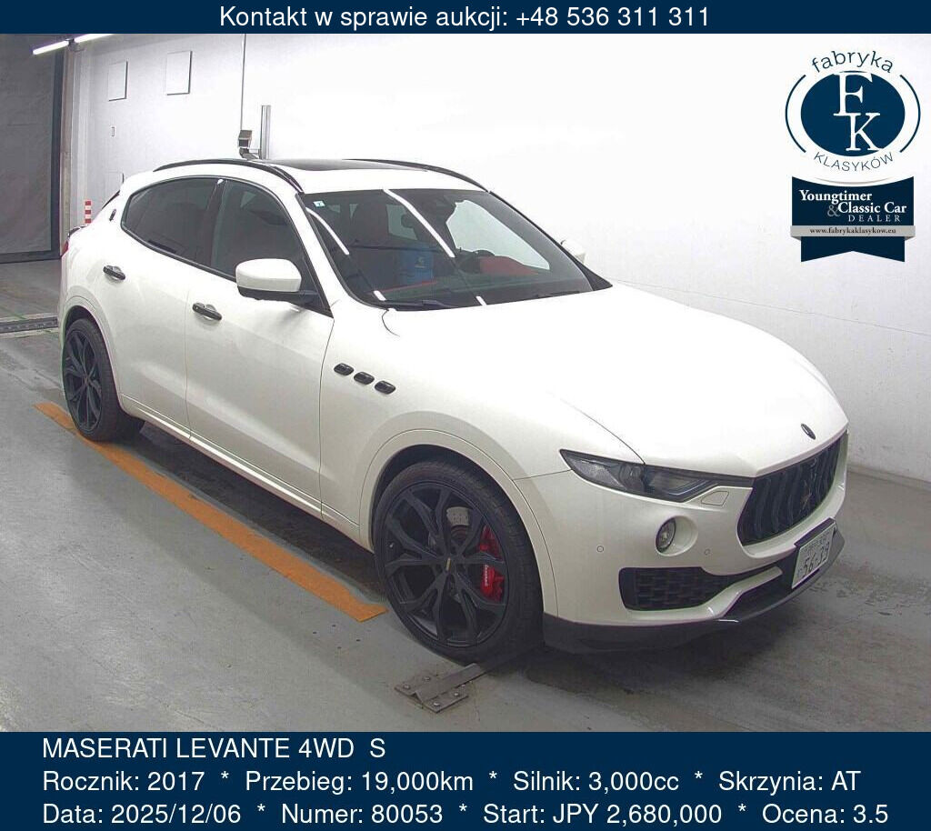 MASERATI LEVANTE 4WD  S