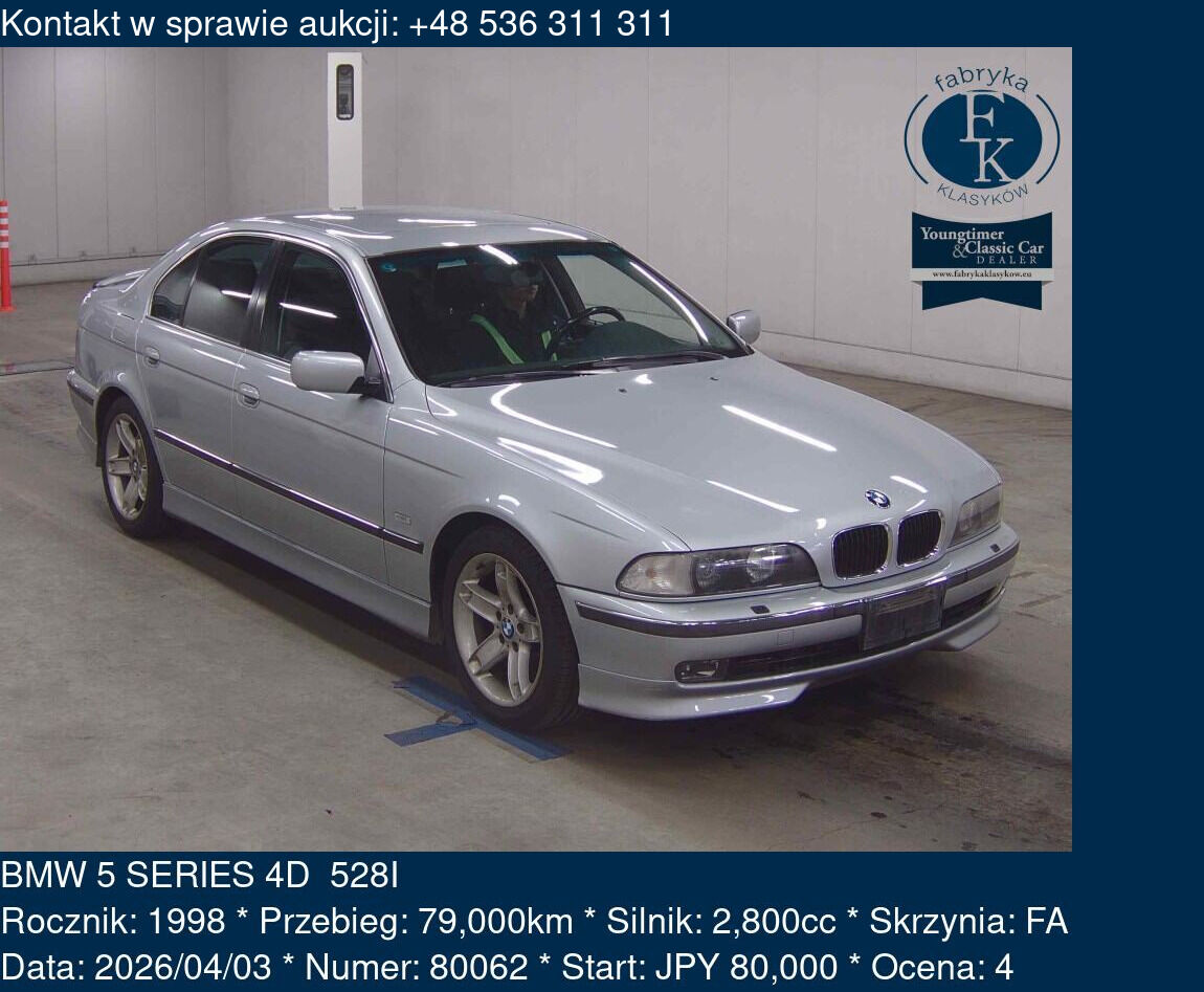 BMW 5 SERIES 4D  528I