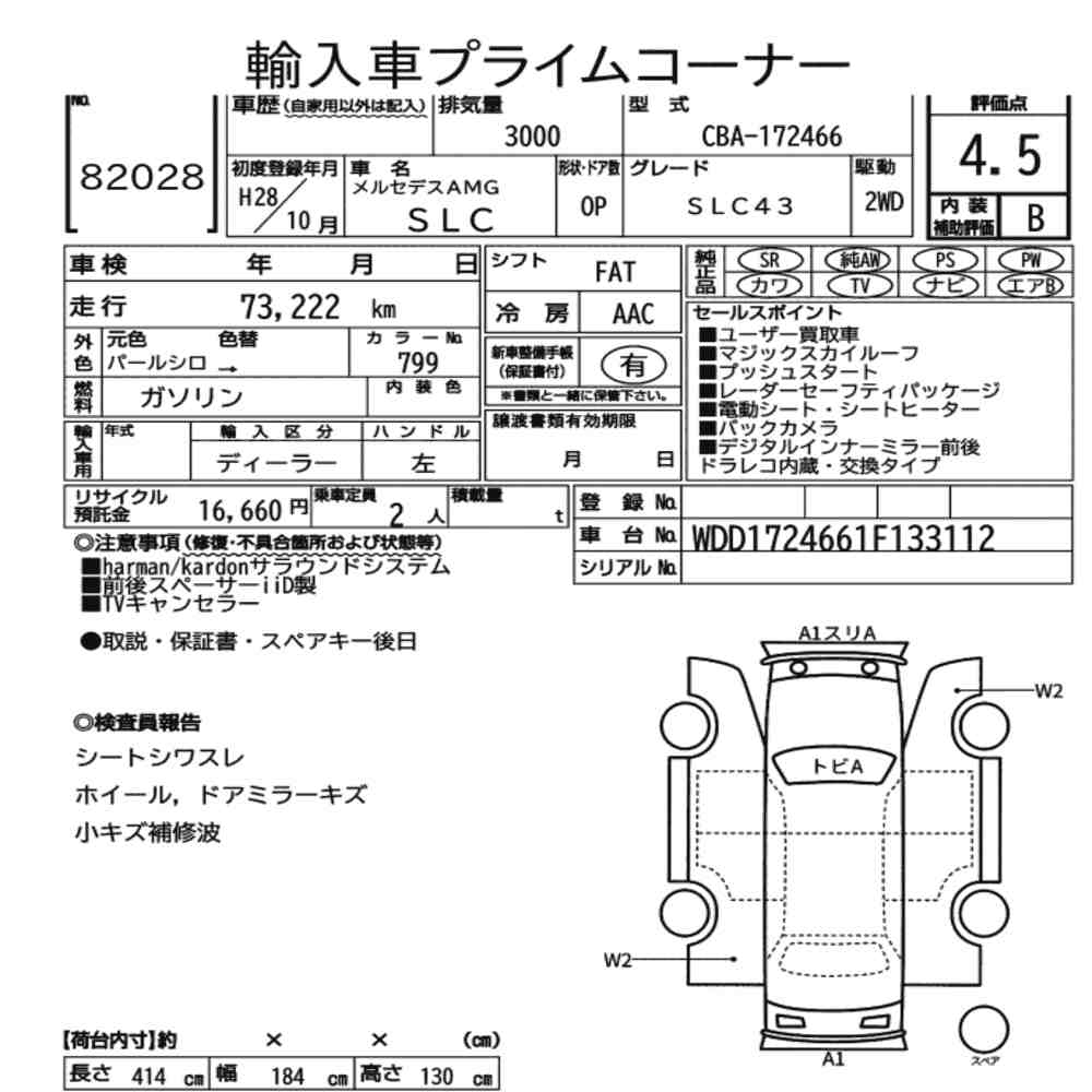 MERCEDES AMG SLC  SLC43