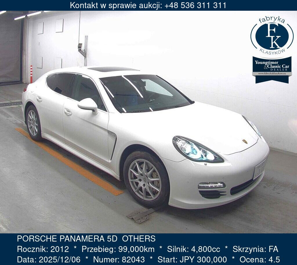PORSCHE PANAMERA 5D  OTHERS