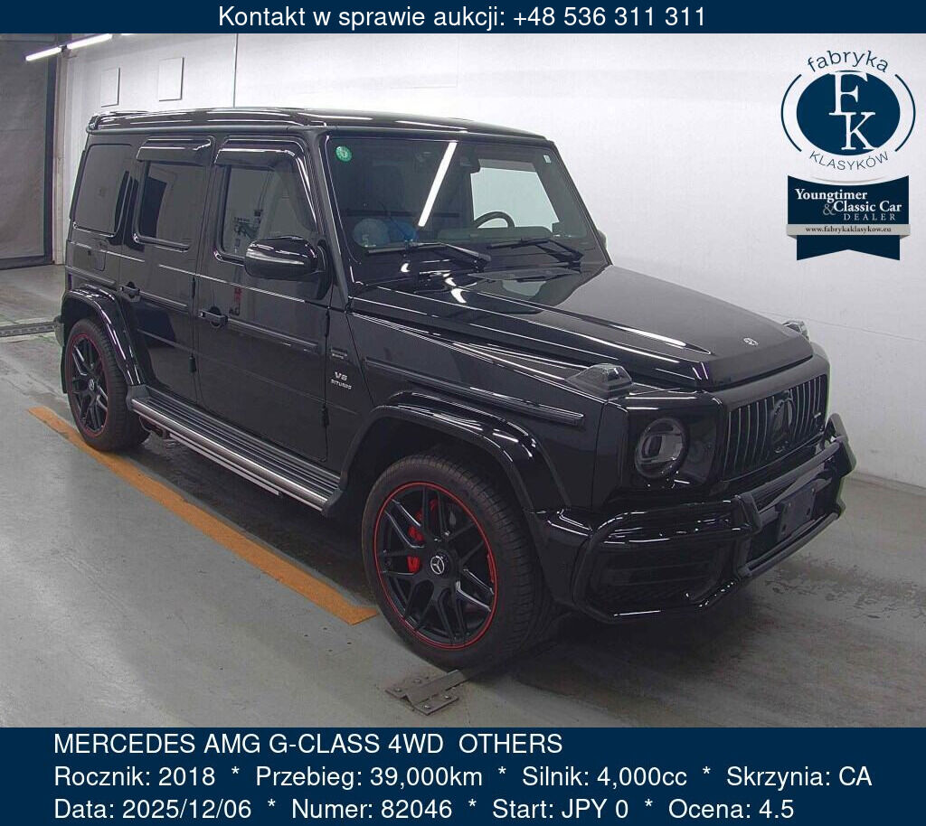 MERCEDES AMG G-CLASS 4WD  OTHERS