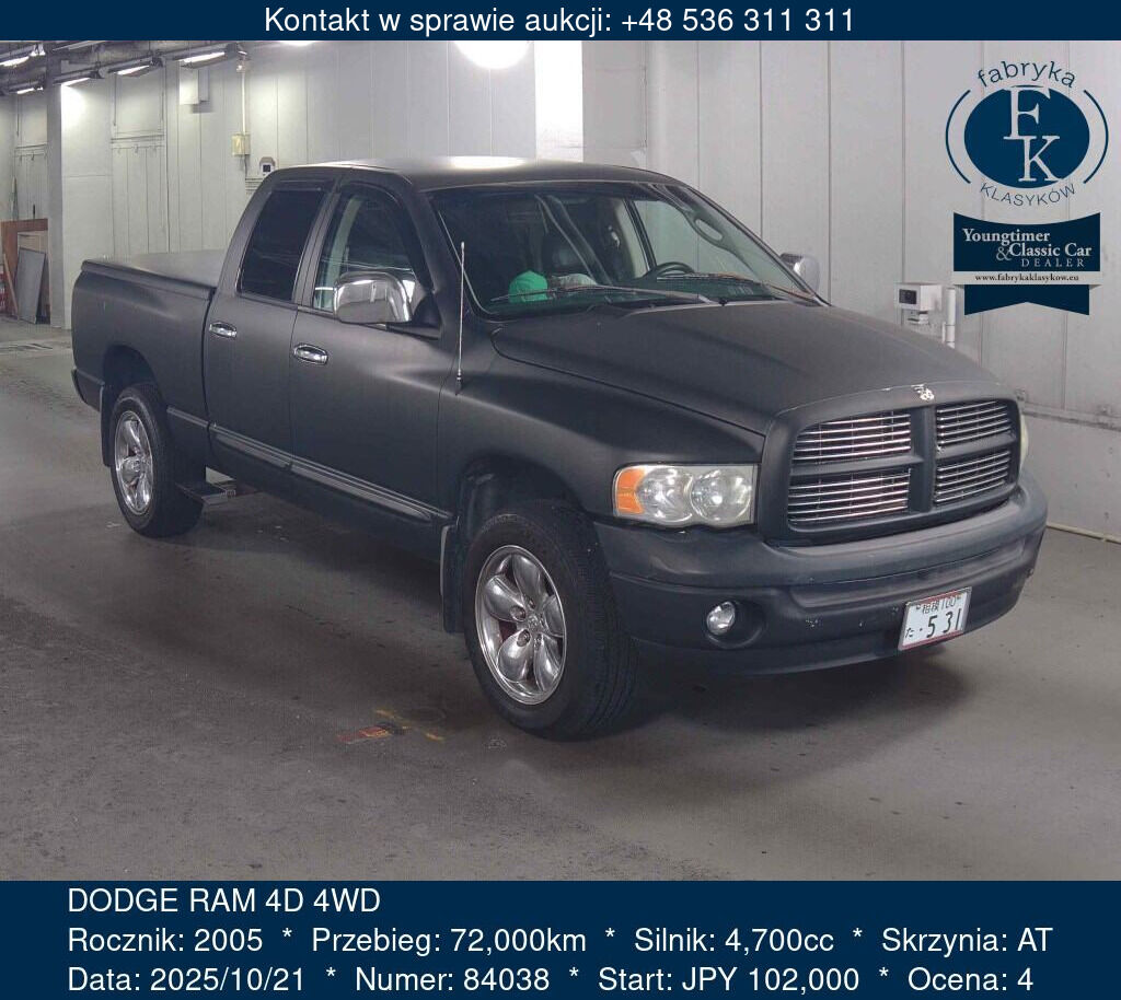 DODGE RAM 4D 4WD