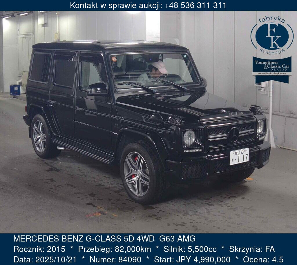 MERCEDES BENZ G-CLASS 5D 4WD G63 AMG