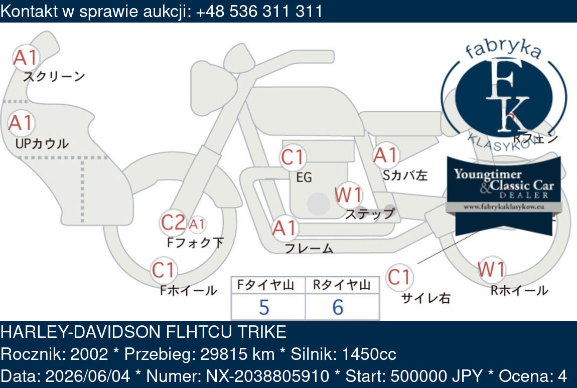 HARLEY-DAVIDSON FLHTCU TRIKE