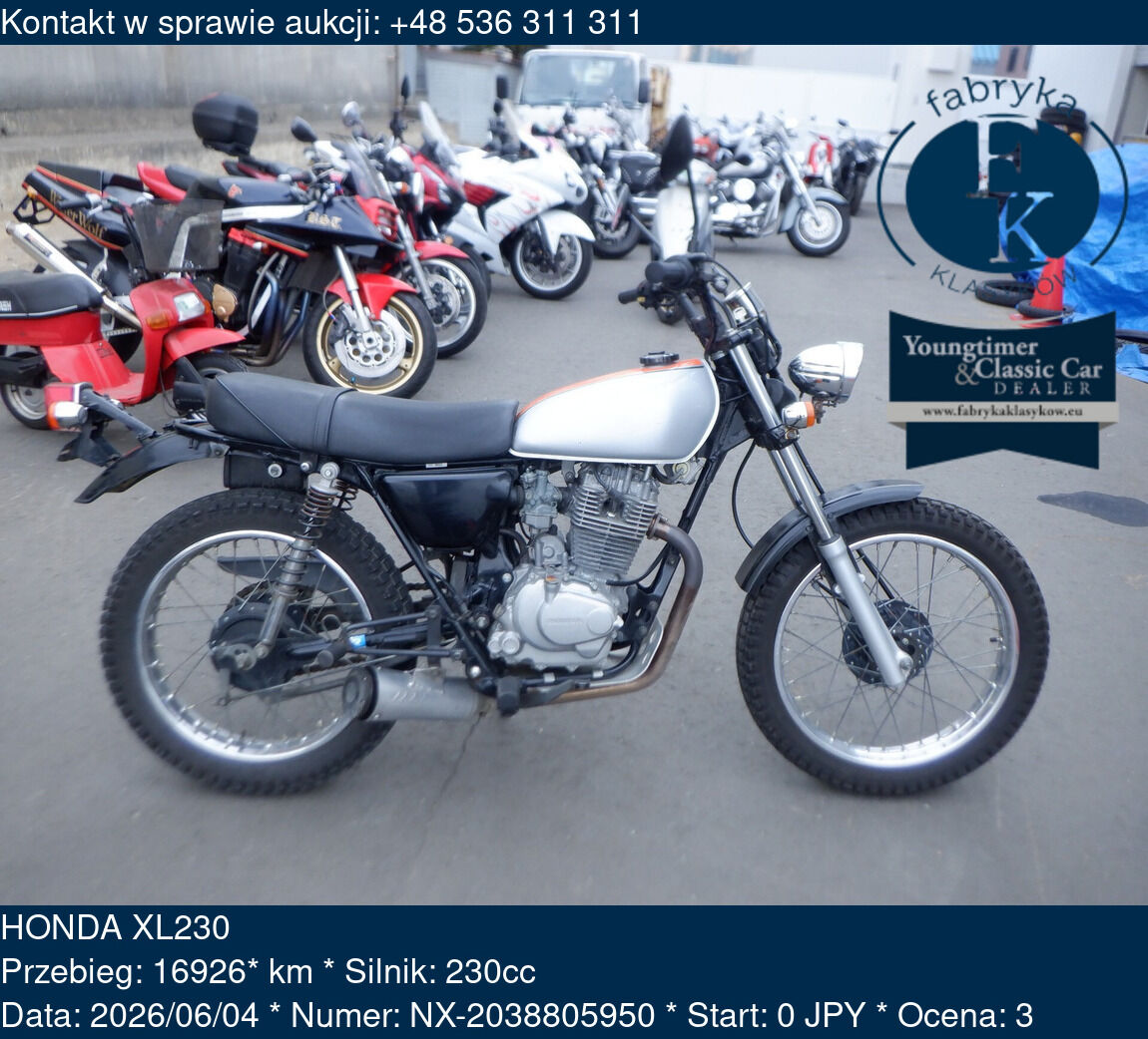 HONDA XL230