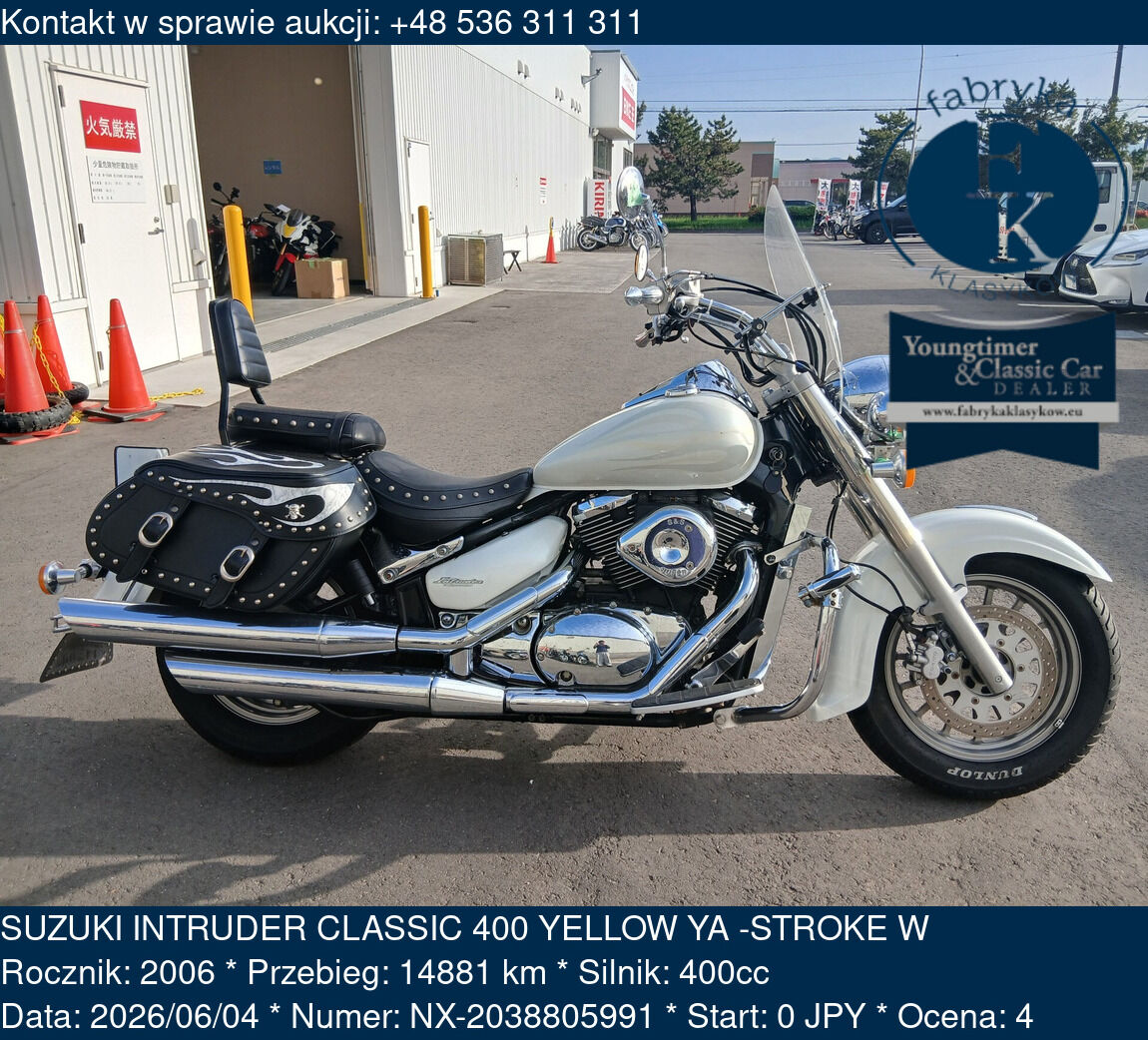 SUZUKI INTRUDER CLASSIC 400 YELLOW YA -STROKE W